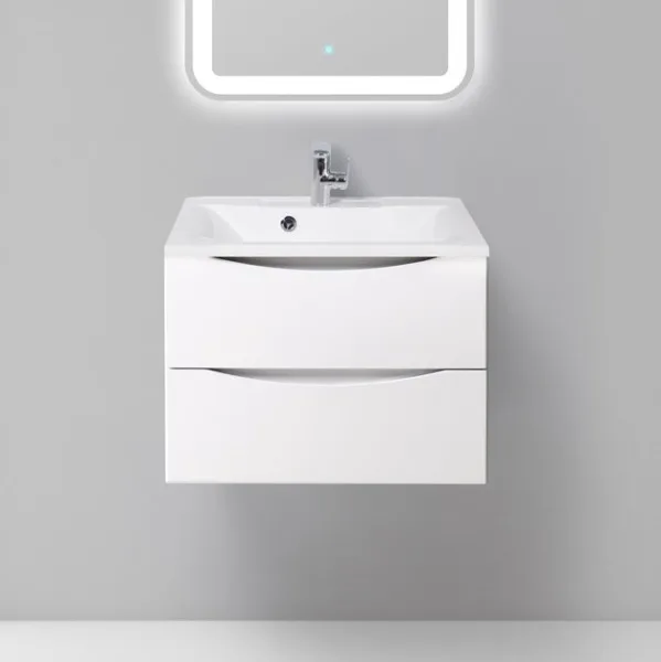 Тумба под раковину без столешницы BelBagno Marino 65 bianco lucido Sancos — Оригинал