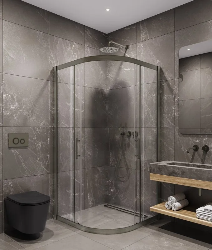 Душевой уголок Timo TPSS-100/13C-8 100x100 см, профиль никель, стекло прозрачное Sancos — официальный сайт