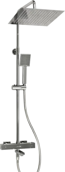 Душевая стойка Wasserkraft Aller A199.118.141.087.CH Thermo, с термостатом, хром Sancos — Оригинал