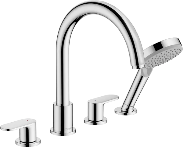 Смеситель на борт ванны Hansgrohe Vernis Blend 71456000, хром Sancos — Оригинал