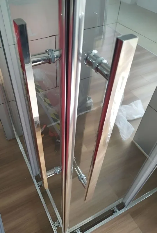Душевой уголок, душевое ограждение Esbano Flex ESF-129PS-GM ESOGF108PSGM 120х90 см с одной раздвижно Sancos — официальный сайт