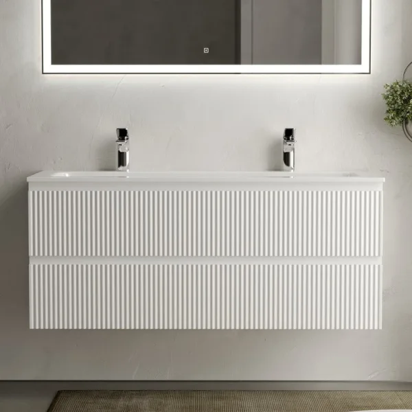 Тумба с раковиной Sancos Snob R 120 см, bianco, раковина CN7016 Sancos — Оригинал