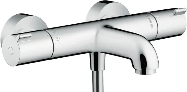 Термостатический смеситель Hansgrohe Ecostat 1001 CL ВМ 13201000, для ванны с душем Sancos — Оригинал