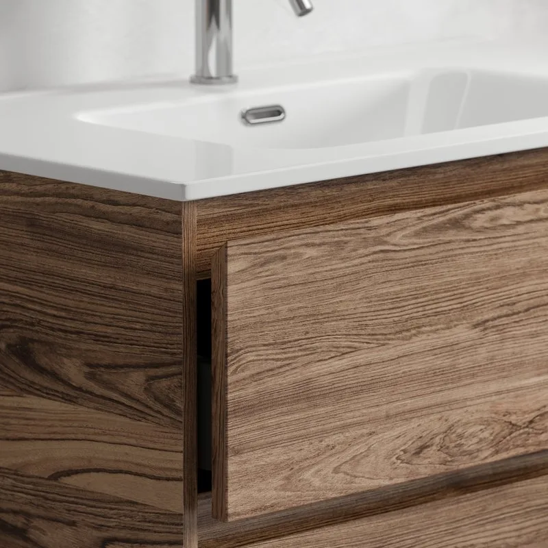 Тумба с раковиной Sancos Libra Floor 70 дуб чарльстон, белая раковина CN7007 Sancos — официальный сайт