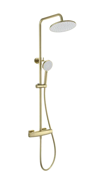 Душевая стойка Wonzon & Woghand NEO WW-B3035-A-BG, брашированное золото Sancos — Оригинал