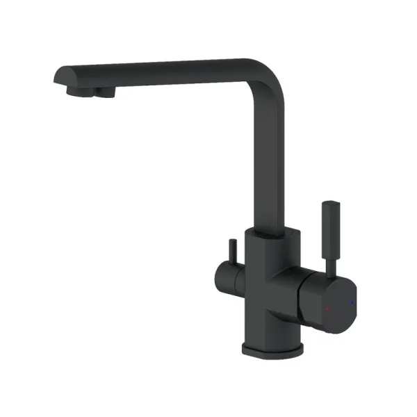 Смеситель для кухни Wonzon & Woghand WW-88458003-MB матовый черный Sancos — Оригинал