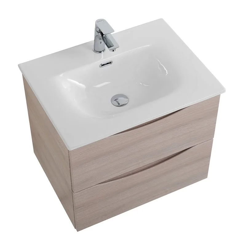 Тумба под раковину без столешницы BelBagno Marino-cer-mini 50 подвесная, rovere grigio Sancos — официальный сайт