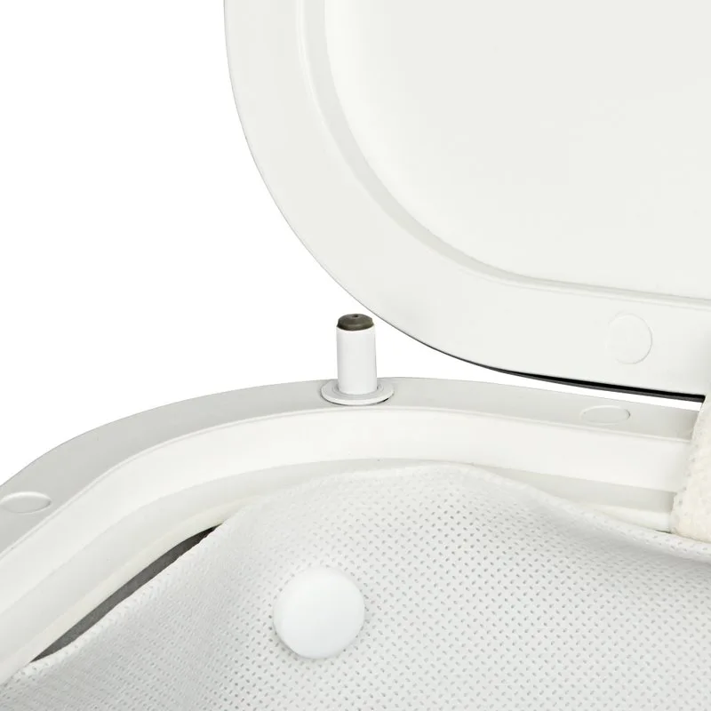Корзина для белья Geralis PHH-B серебро, хром, стандартная Sancos — официальный сайт