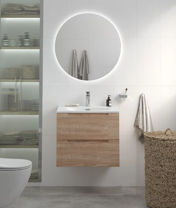 Тумба под раковину без столешницы BelBagno Etna 70 rovere bianco Sancos — официальный сайт