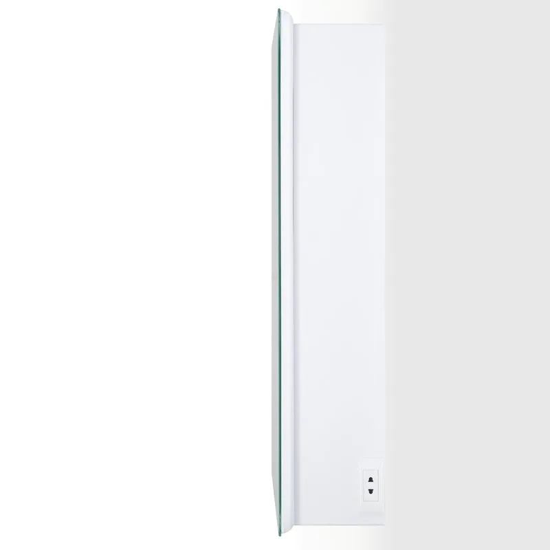 Зеркало-шкаф Art&Max Verona 90х80 белое, с LED-подсветкой, 6000К Sancos — официальный сайт