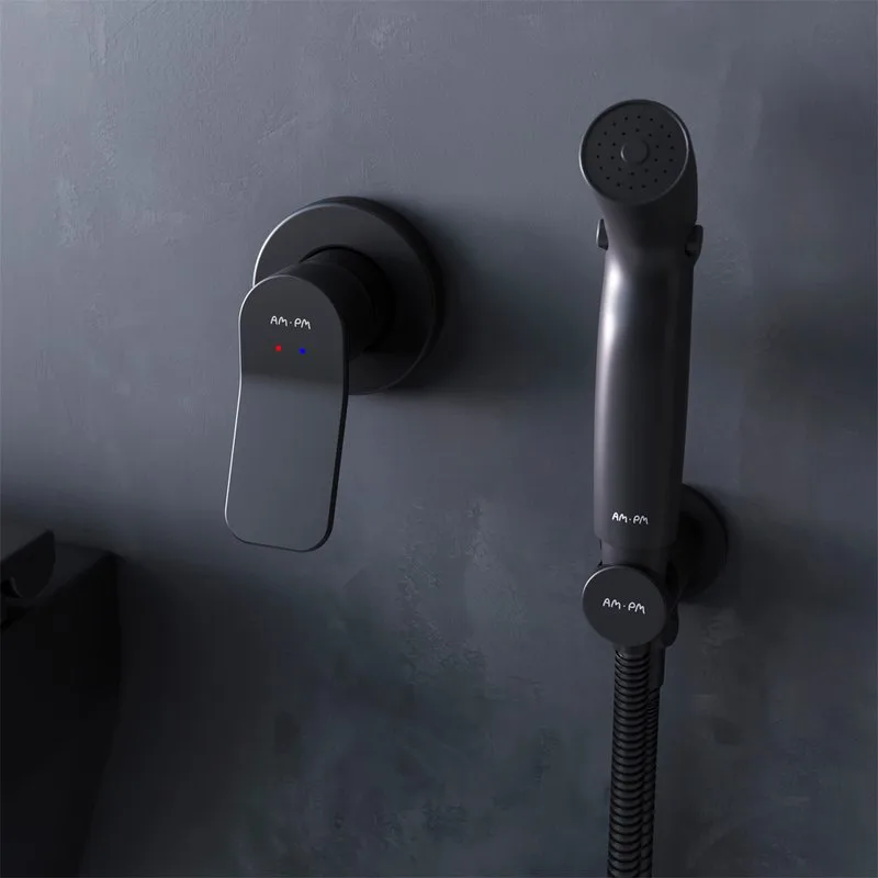 Гигиенический душ AM.PM X-Joy F40H85A22 С ВНУТРЕННЕЙ ЧАСТЬЮ, черный Sancos — официальный сайт