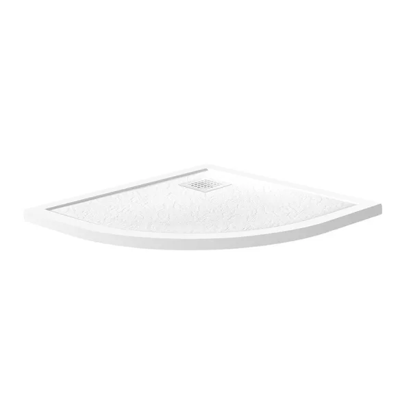 Поддон для душа BelBagno Uno TRAY-MR-UNO-R-90-550-35-W-BO 90х90, белый, с сифоном Sancos — Оригинал