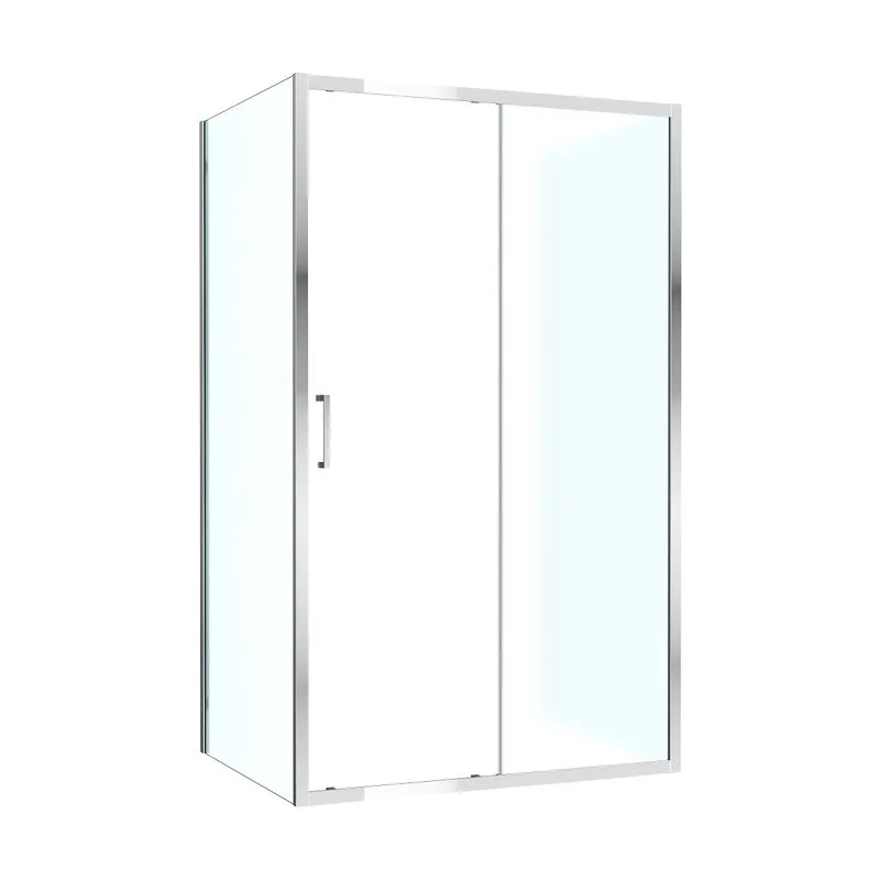Душевой уголок Cezares Molveno AH-12 130х90 см, профиль хром, стекло рифленое Sancos — официальный сайт