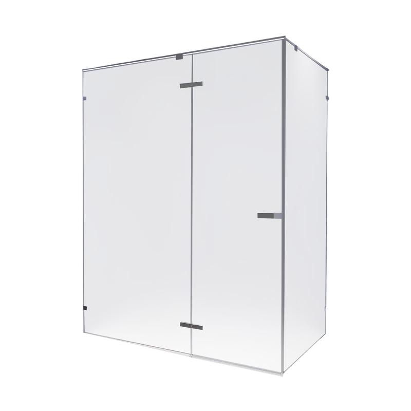 Душевой уголок RGW Stilvoll SV-040 100х90 профиль хром, стекло прозрачное Sancos — официальный сайт