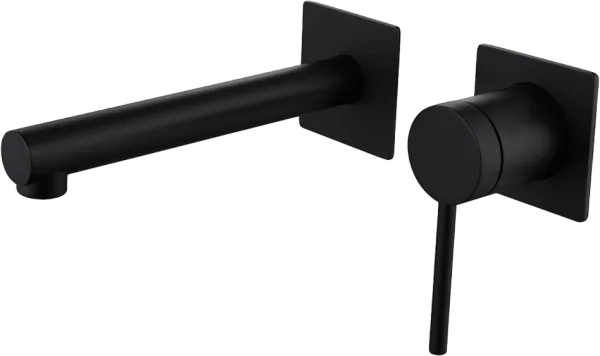Смеситель для раковины Abber Emotion AF8812B С ВНУТРЕННЕЙ ЧАСТЬЮ, черный Sancos — Оригинал