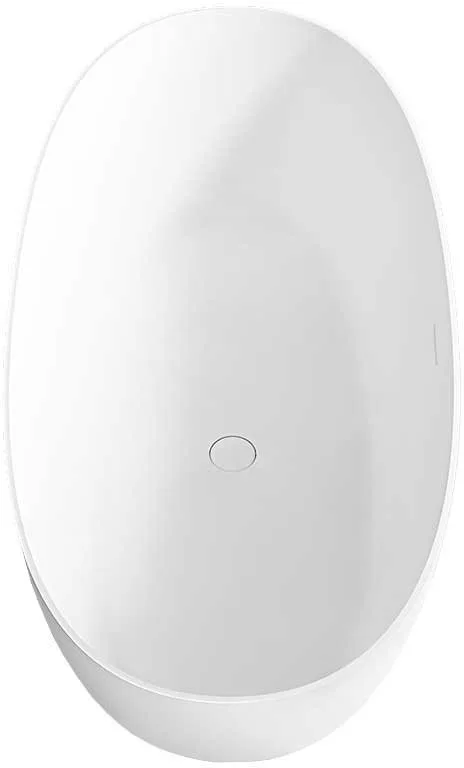 Ванна из искусственного камня Vincea VBT-6S01MW 170x75 см, отдельностоящая, матовая белая, овальная, Sancos — официальный сайт