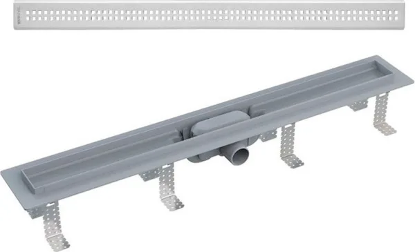 Душевой трап (лоток) AlcaPlast APZ9-Simple 850 с решеткой и опорами Sancos — Оригинал