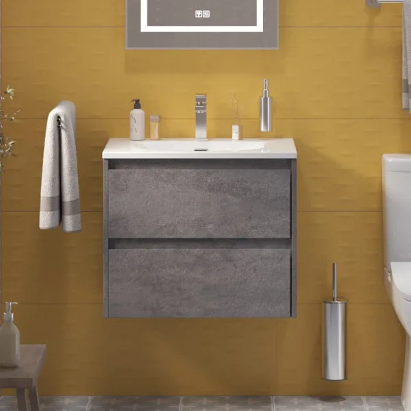 Тумба под раковину без столешницы BelBagno Kraft 39 70 cemento grigio Sancos — Оригинал