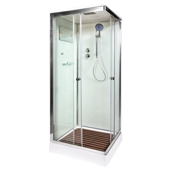 Душевая кабина DTO K409S 90х90, профиль хром, стекло прозрачное Sancos — Оригинал
