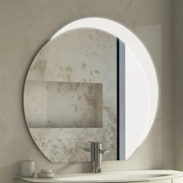 Зеркало круглое Cezares 108х100 c LED-подсветкой Sancos — Оригинал
