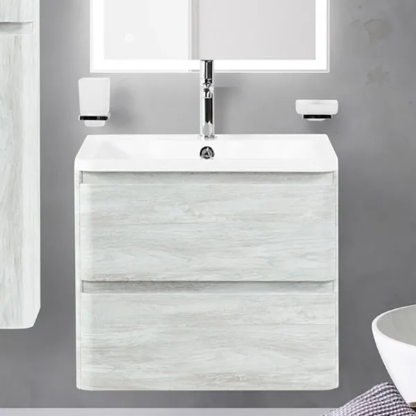 Тумба под раковину без столешницы BelBagno Albano 60 подвесная, rovere vintage bianco Sancos — Оригинал