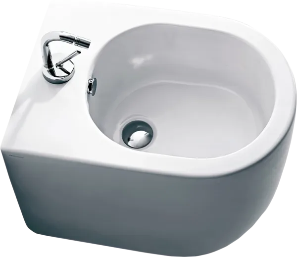 Биде напольное Kerasan Flo 312001 с креплениями Sancos — Оригинал