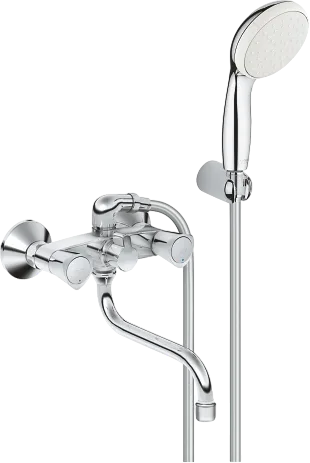 Смеситель с длинным изливом для ванны Grohe Costa S 2679210A, хром Sancos — Оригинал