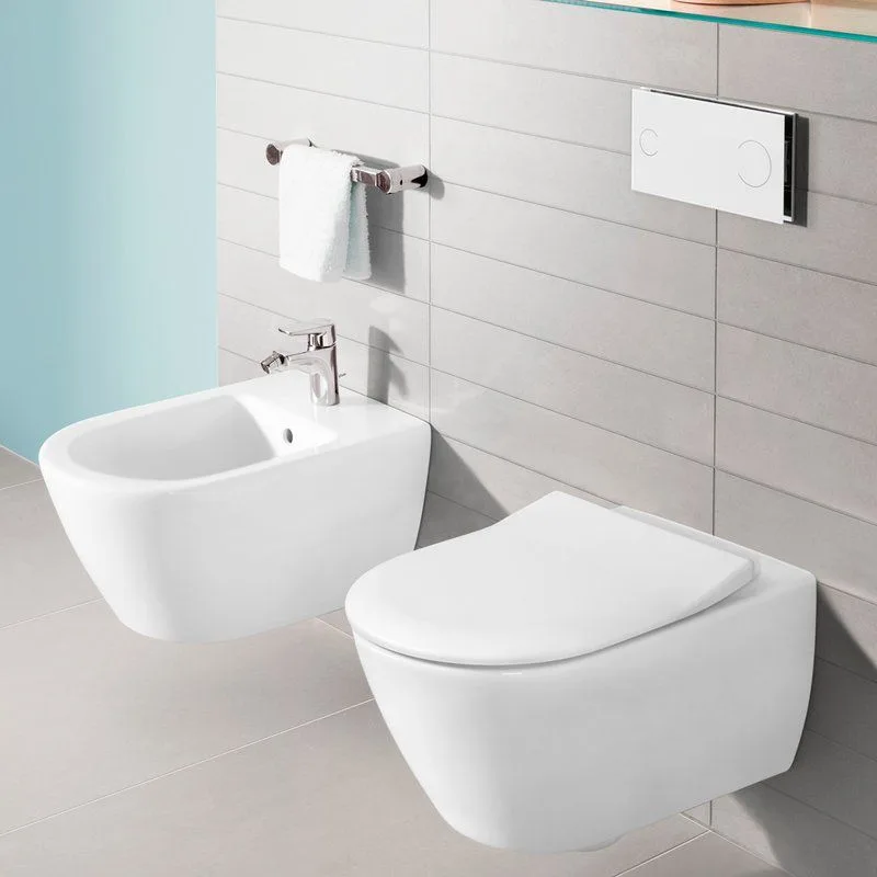 Унитаз подвесной Villeroy & Boch Subway 2.0 5614R201 Sancos — официальный сайт