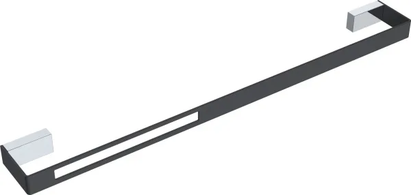 Полотенцедержатель Boheme Q 10942-CR-B Chrome & black Sancos — Оригинал