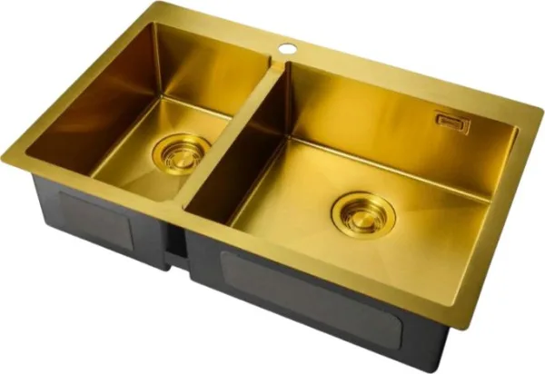 Мойка кухонная Zorg Light ZL R 780-2-510-R BRONZE Sancos — Оригинал