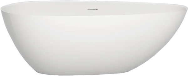 Ванна из искусственного камня Salini Paola In S-Sense 170x80 см, отдельностоящая, белая, овальная, с Sancos — Оригинал