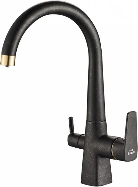 Смеситель для кухни Steel Hammer SH 819 BLACK BR Sancos — Оригинал