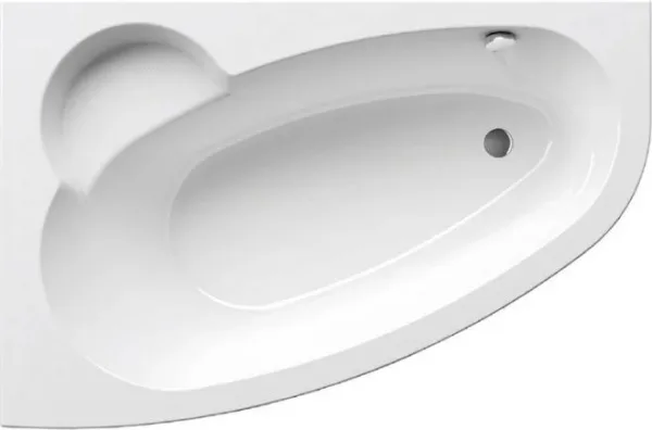 Акриловая ванна Ravak Asymmetric C441000000 L без опоры 150x100 см, угловая, левая, встраиваемая Sancos — Оригинал