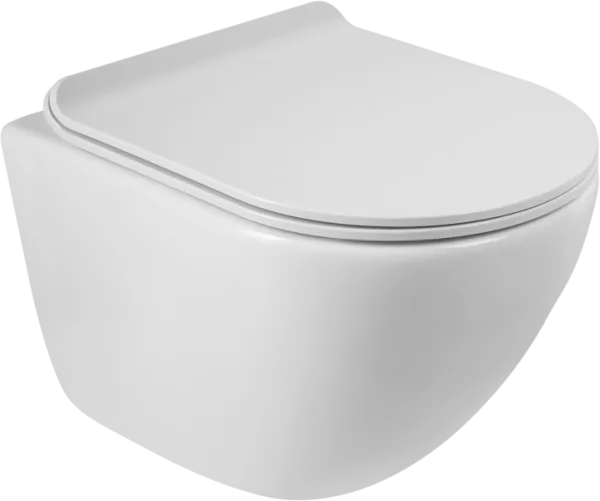 Унитаз подвесной BelBagno Amanda BB051CHR BB901SC с микролифтом, безободковый Sancos — Оригинал