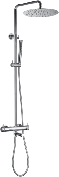 Душевая стойка Allen Brau Priority 5.31A10-00, с изливом хром Sancos — Оригинал