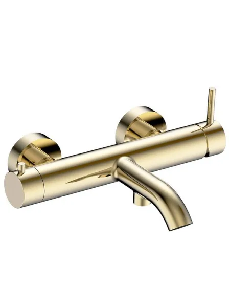 Смеситель для ванны, шлифованное золото, AQUAme AQM6212BG Siena Sancos — Оригинал