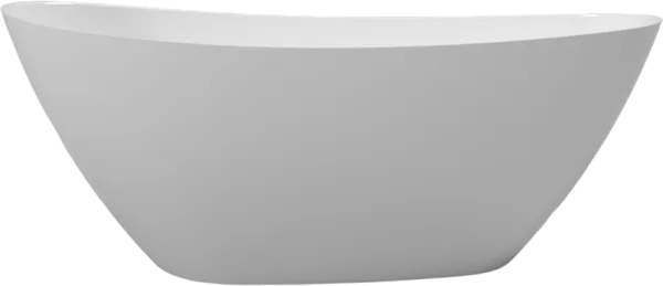 Ванна из искусственного камня WHITECROSS Spinel A 150x70 см, отдельностоящая, белая, овальная, с дон Sancos — Оригинал