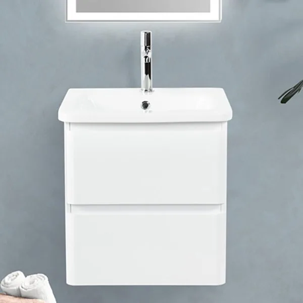Тумба под раковину без столешницы BelBagno Albano-Cer 50 подвесная, bianco lucido Sancos — Оригинал