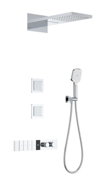 Душевой комплект Wonzon & Woghand WW-D4538-A-CR, С ВНУТРЕННЕЙ ЧАСТЬЮ, хром Sancos — Оригинал