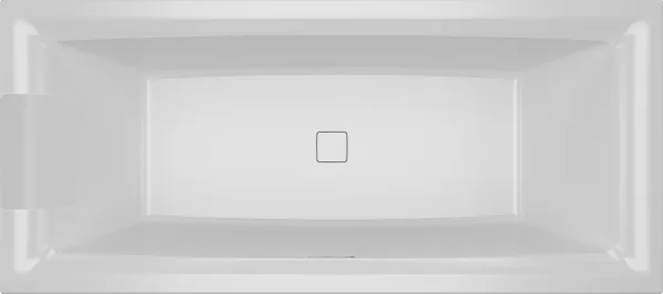 Акриловая ванна Riho Still Square 180x80 см, встраиваемая, белая, на ножках, со сливом-переливом Sancos — Оригинал