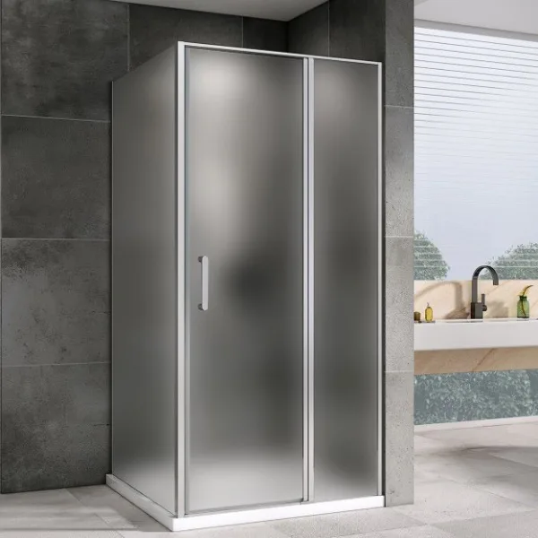 Душевой уголок Abber Sonnenstrand AG04100MS-S85M 100x85, профиль хром, стекло матовое Sancos — Оригинал