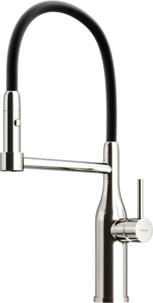 Смеситель для кухни Sancos Pride SC4011BNG с гибким изливом, нержавеющая сталь Sancos — Оригинал