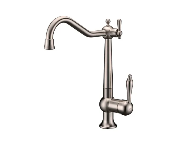 Смеситель для кухни Paulmark Retro Re213226-BS, брашированная сталь Sancos — Оригинал