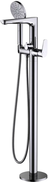 Напольный смеситель для ванны с душем AQUATEK Бетта AQ1145CR, С ВНУТРЕННЕЙ ЧАСТЬЮ, хром Sancos — Оригинал