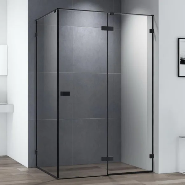 Душевой уголок Cezares Bellagio BELLAGIO-AH-1-120/90-C-NERO 120х90, черный Sancos — Оригинал