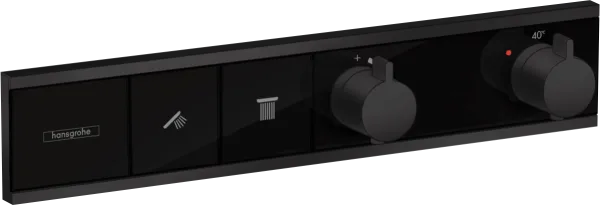Термостатический смеситель встраиваемый Hansgrohe RainSelect 15380670, для душа, матовый черный Sancos — Оригинал