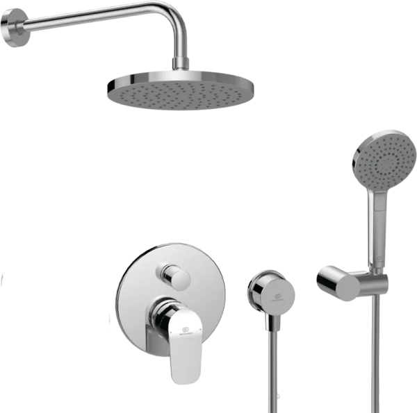 Душевой комплект Ideal Standard Ceraflex, хром, С ВНУТРЕННЕЙ ЧАСТЬЮ Sancos — Оригинал