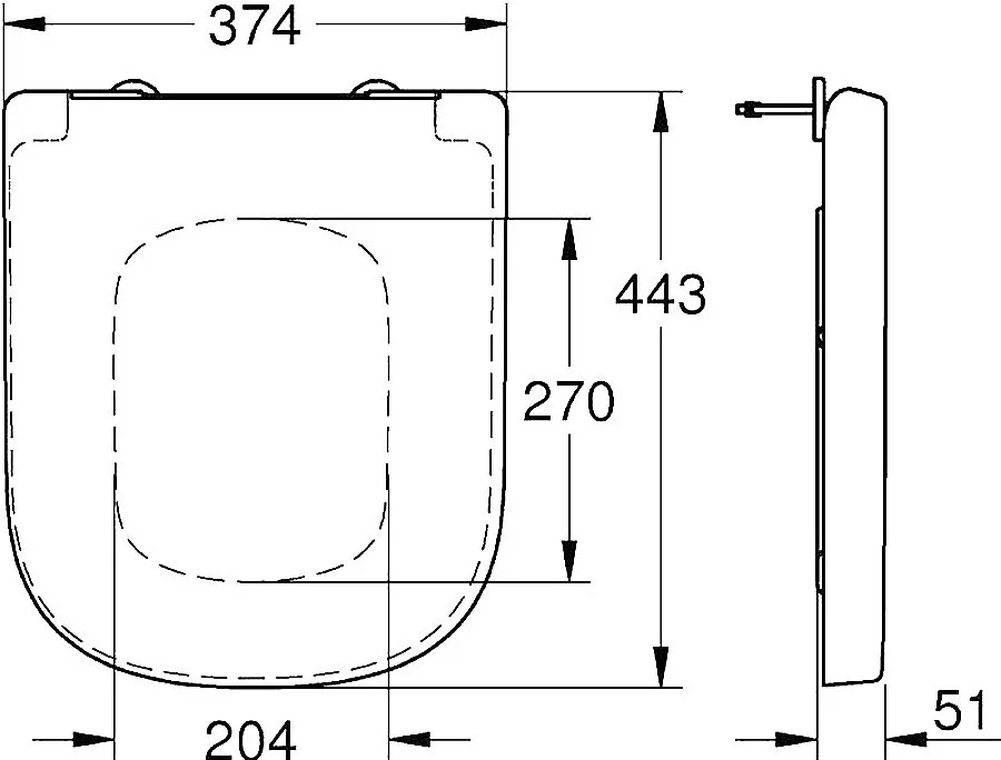 Унитаз-компакт напольный Grohe Euro Ceramic 3933800H подвод сбоку, с микролифтом Sancos — официальный сайт