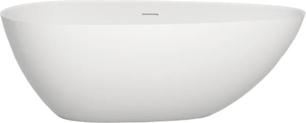 Ванна из искусственного камня Salini Paola In S-Sense 160x75 см, отдельностоящая, белая, овальная, с Sancos — Оригинал