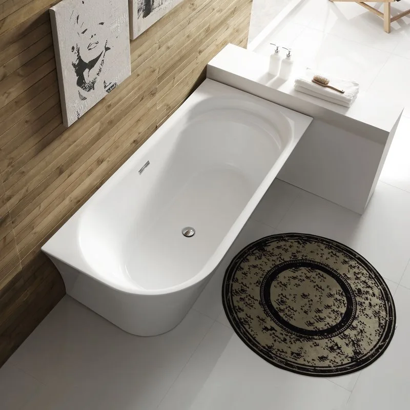 Акриловая ванна BelBagno BB410-1700-780-R без опоры 170x80 см, правая, пристенная, белая, со сливом- Sancos — официальный сайт